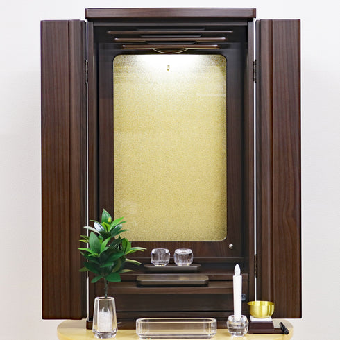 Soka Gakkai Compact Buddhist Altar "Chance" Available in 2 colors Special Gohonzon available