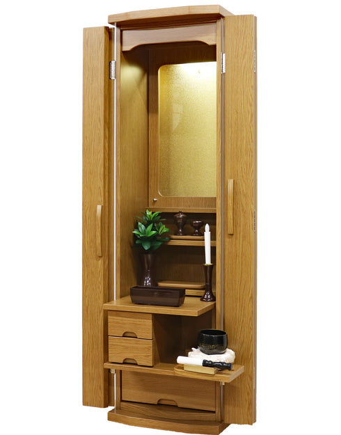 創価学会 家具調仏壇 「レスぺ」 アクリル厨子 選べる2色