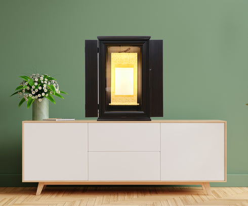 受注生産品 SGI仏壇「オリジナル虚空厨子003」 黒檀(コクタン)トクソウご本尊