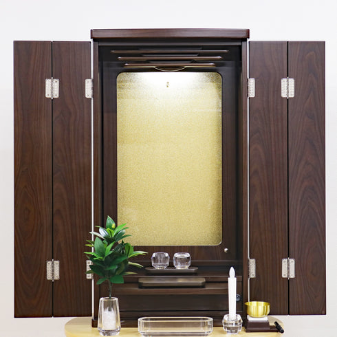 Soka Gakkai Compact Buddhist Altar "Chance" Available in 2 colors Special Gohonzon available