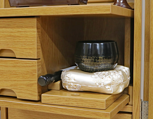 創価学会 家具調仏壇 「レスぺ」 手動厨子扉 選べる2色